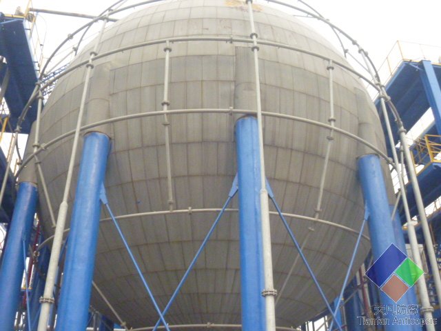 哈爾濱煉化公司zare防腐施工現場